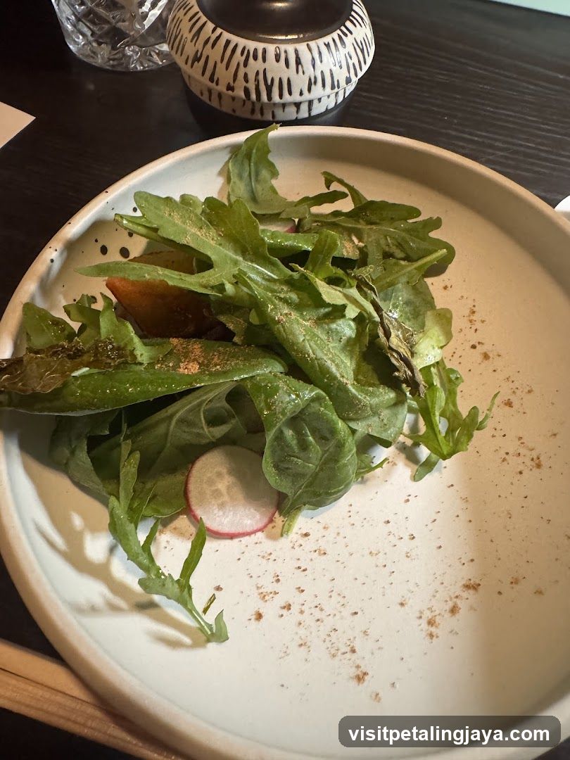 Arugula Salad with Radish and Crumbs