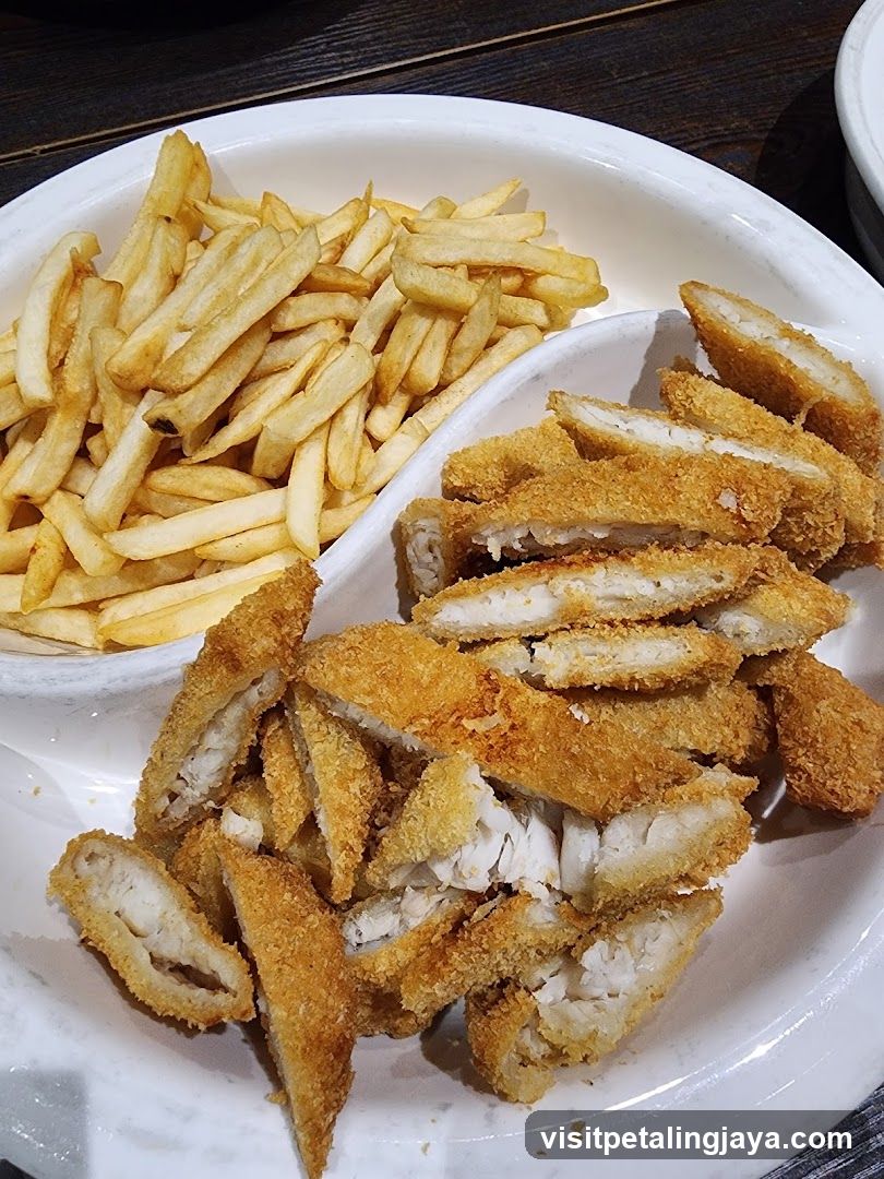 Fried Chicken and Fries