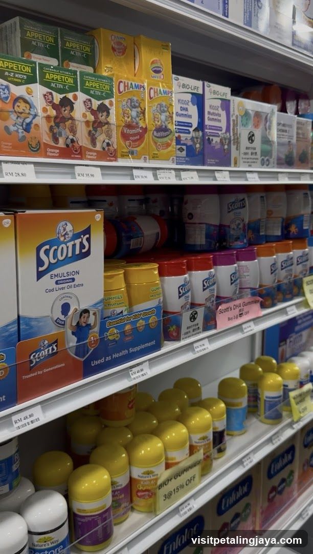 Supplement and Baby Food Shelf Display