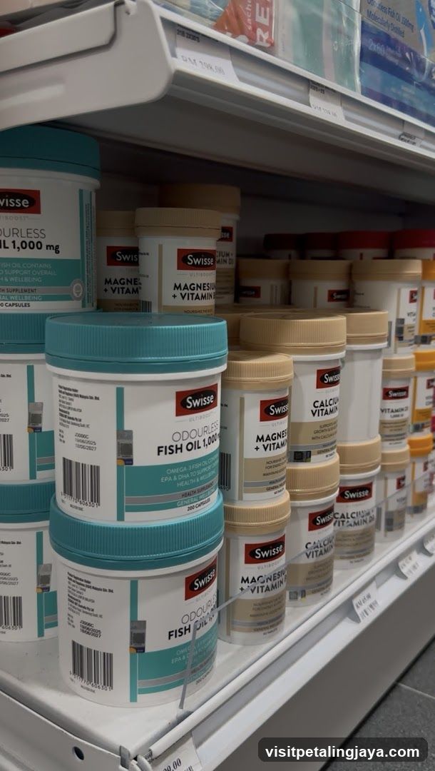 Swisse Supplements Shelf Display