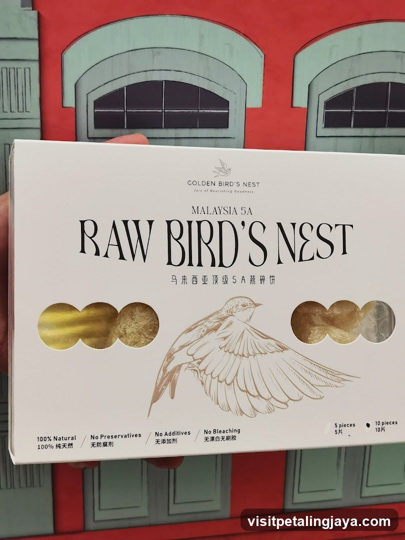 Raw Bird's Nest Product Shot