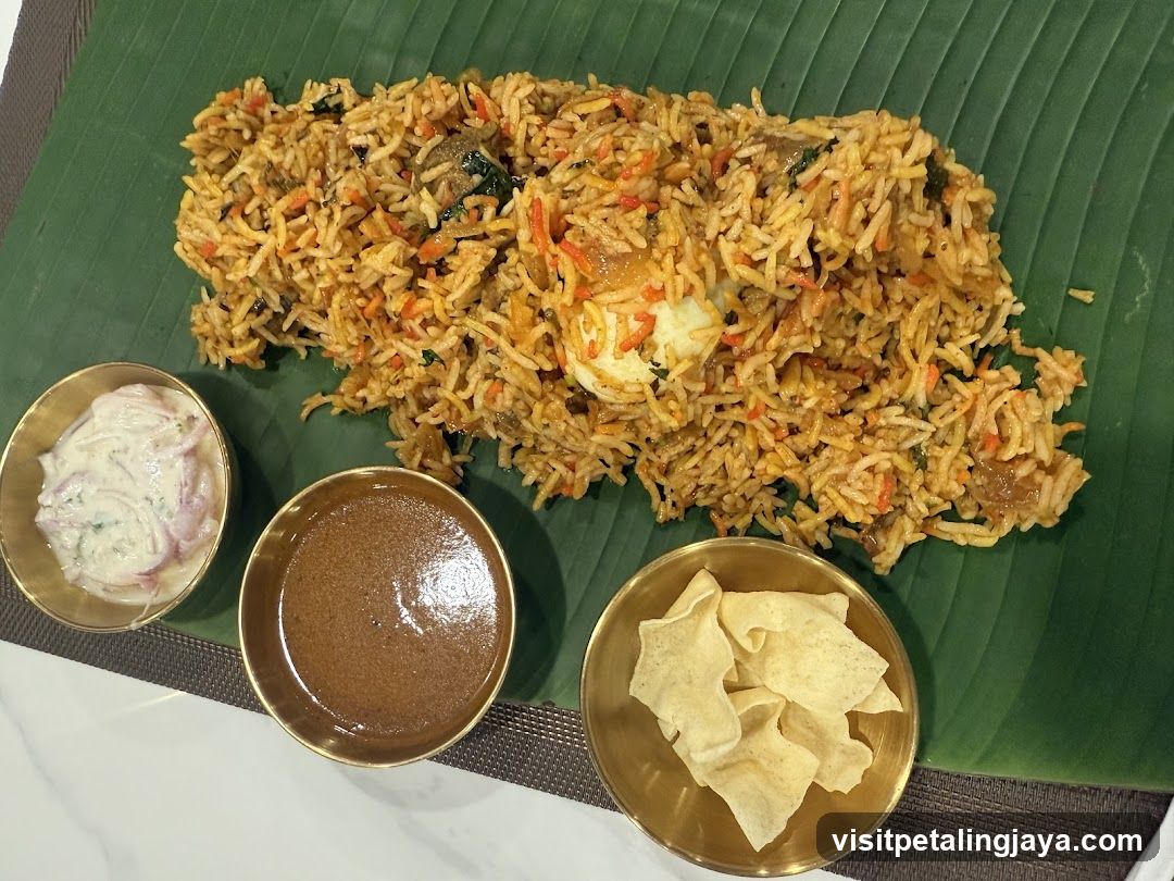 Biryani with Side Dishes