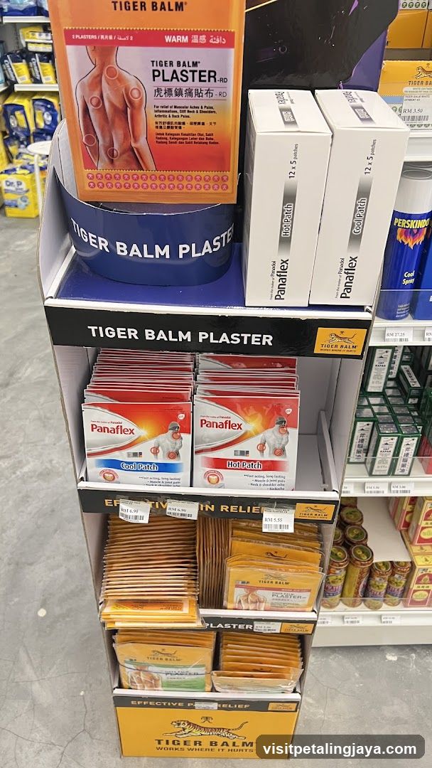 Tiger Balm Plaster Display