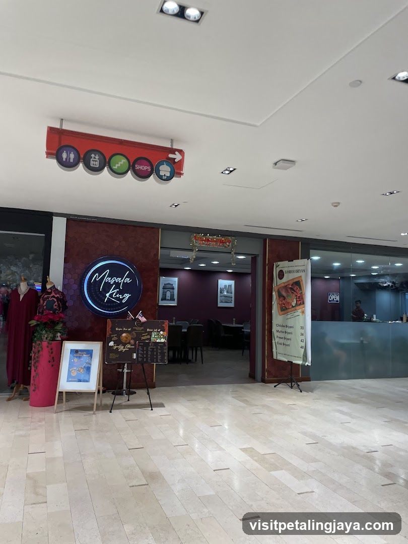 Masala King Storefront Interior View
