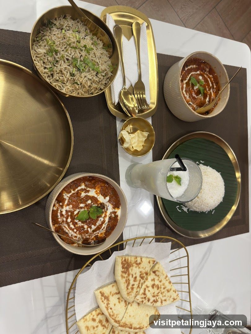 Indian Thali Meal Spread