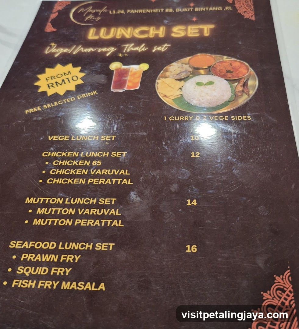 Lunch Set Menu