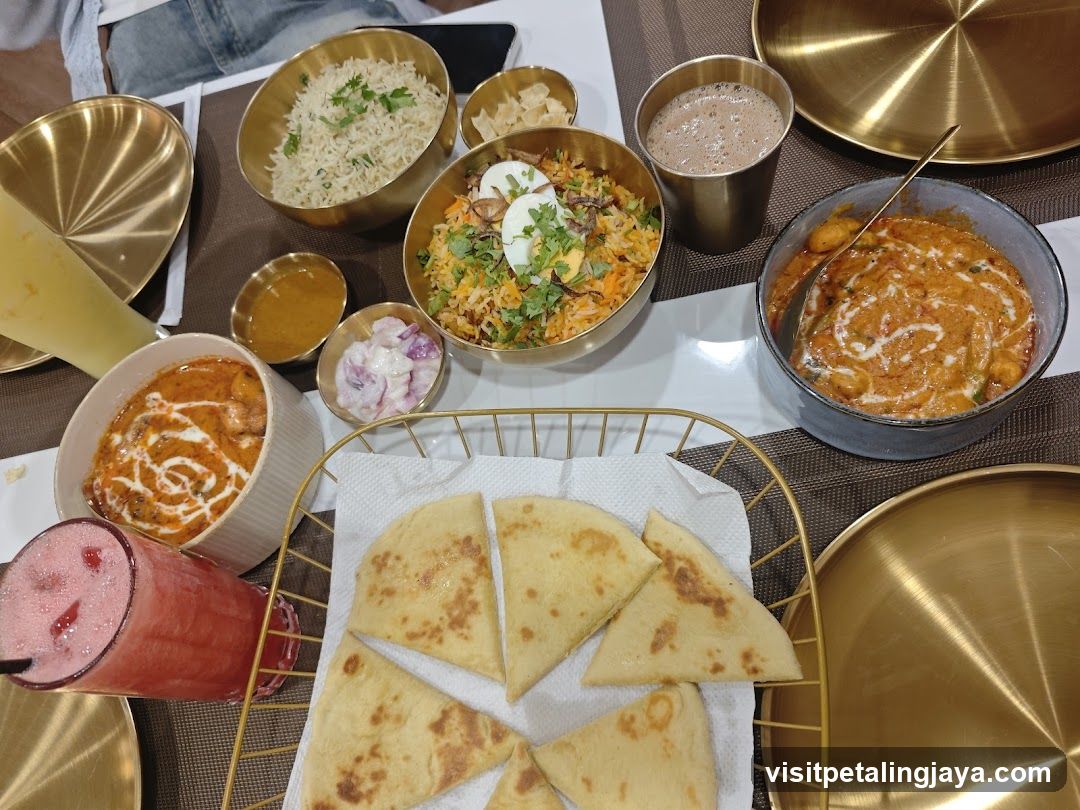 Indian Thali Spread