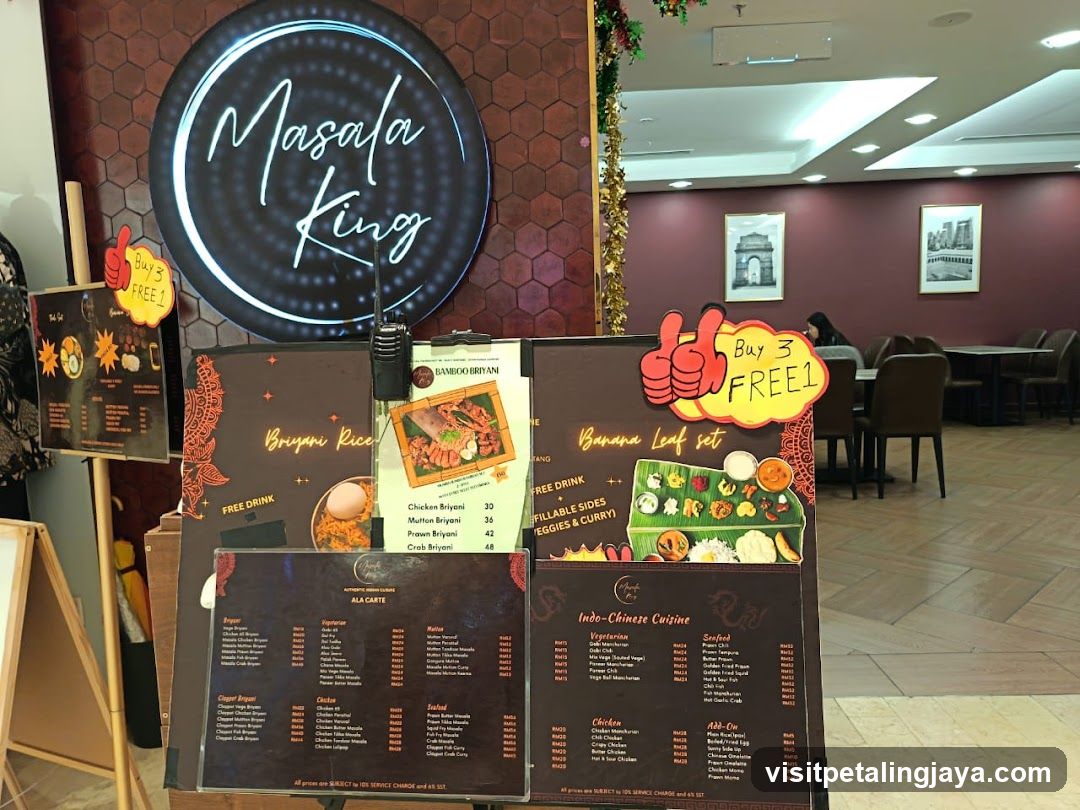 Masala King Restaurant Interior Display