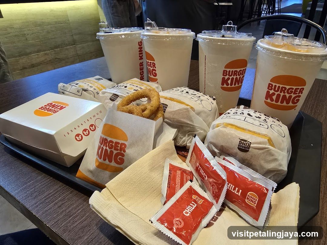 Burger King Meal Spread