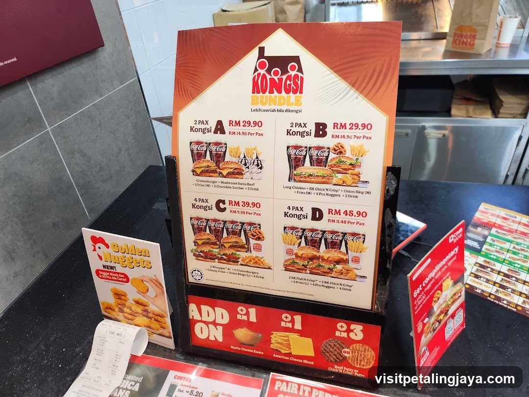 Kongsi Bundle Menu Display
