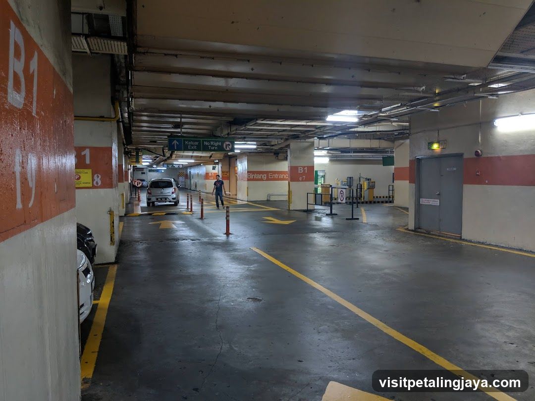 Underground Parking Garage Interior