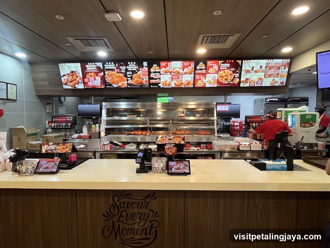 Fast Food Counter Interior