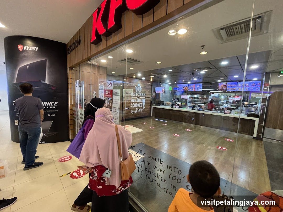 KFC Store Interior View with MSI Ad