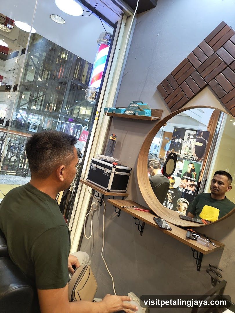 Barber Shop Interior View