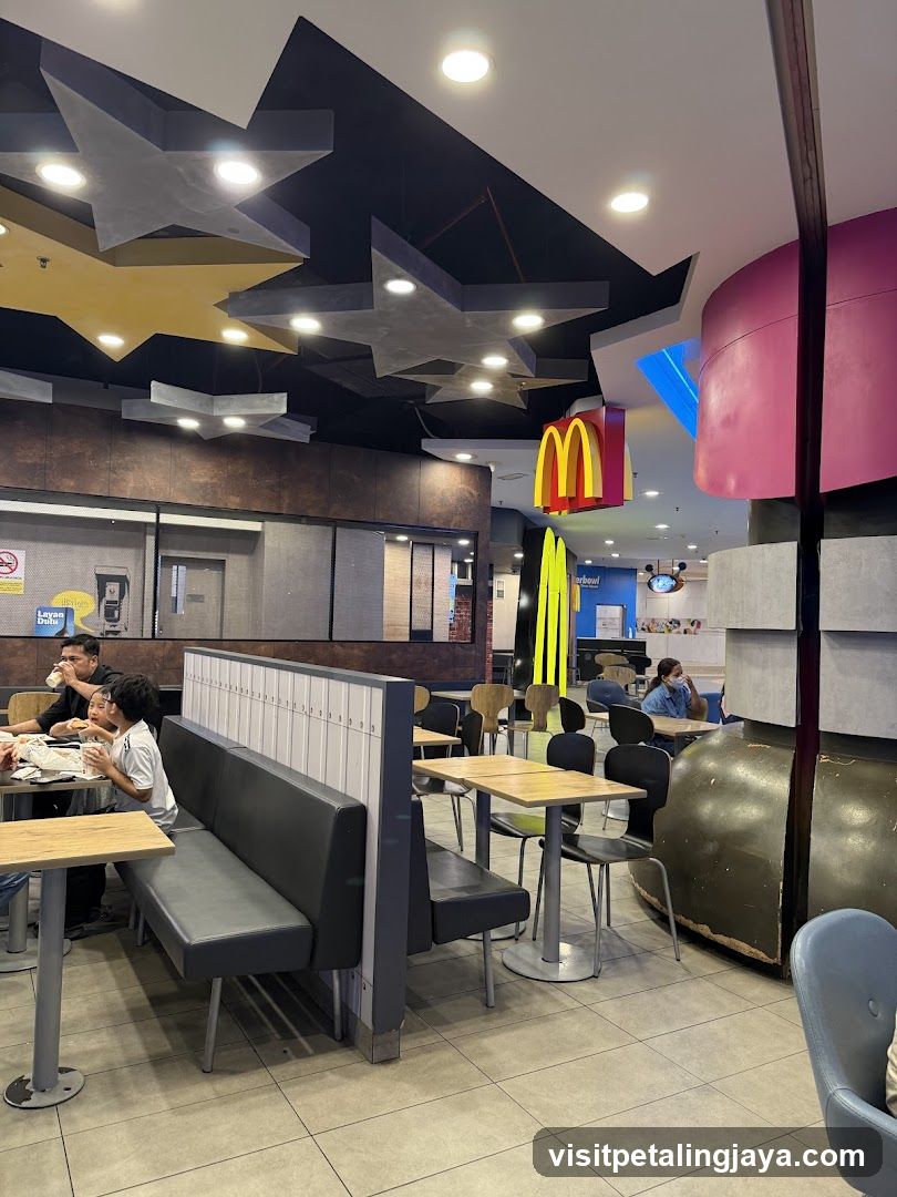 McDonald's Interior Dining Area