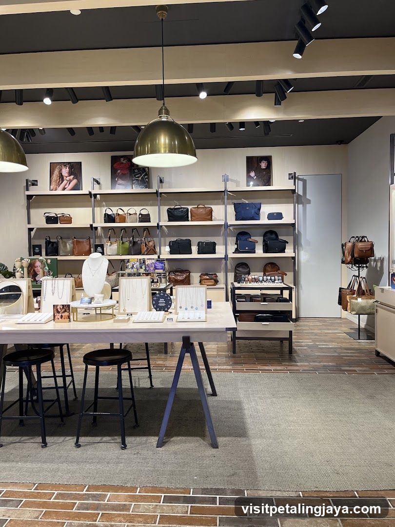 Bags and Jewelry Display