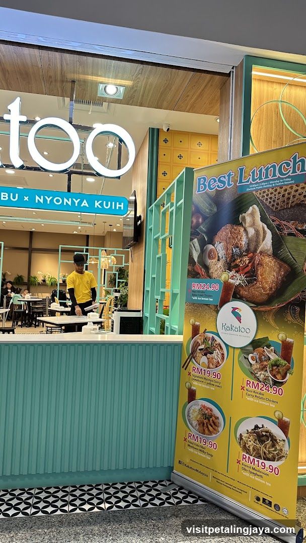 Food Store Interior and Menu Display
