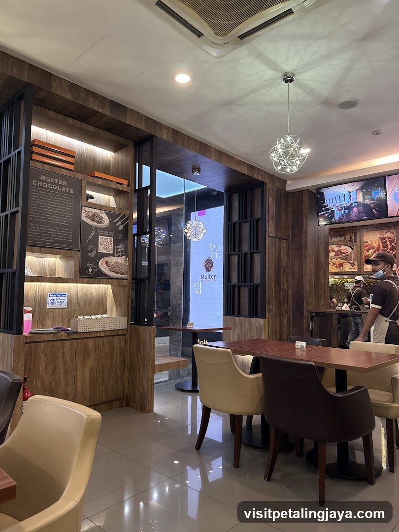 Molten Chocolate Cafe Interior