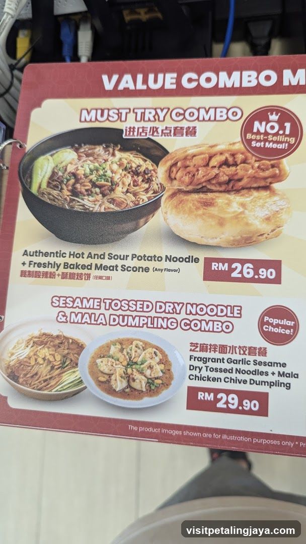 Value Combo Menu Board