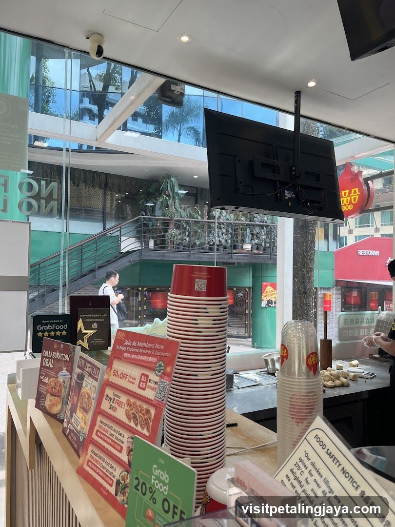 Food Stall Interior View