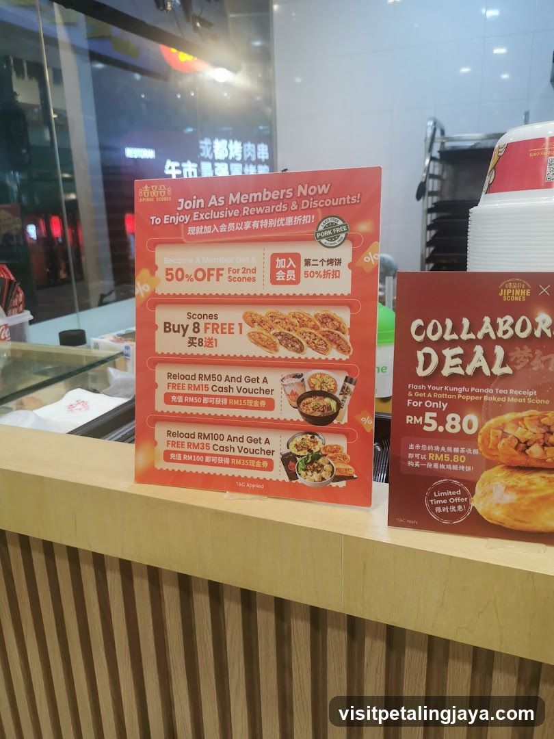 Promotional Flyers on Counter