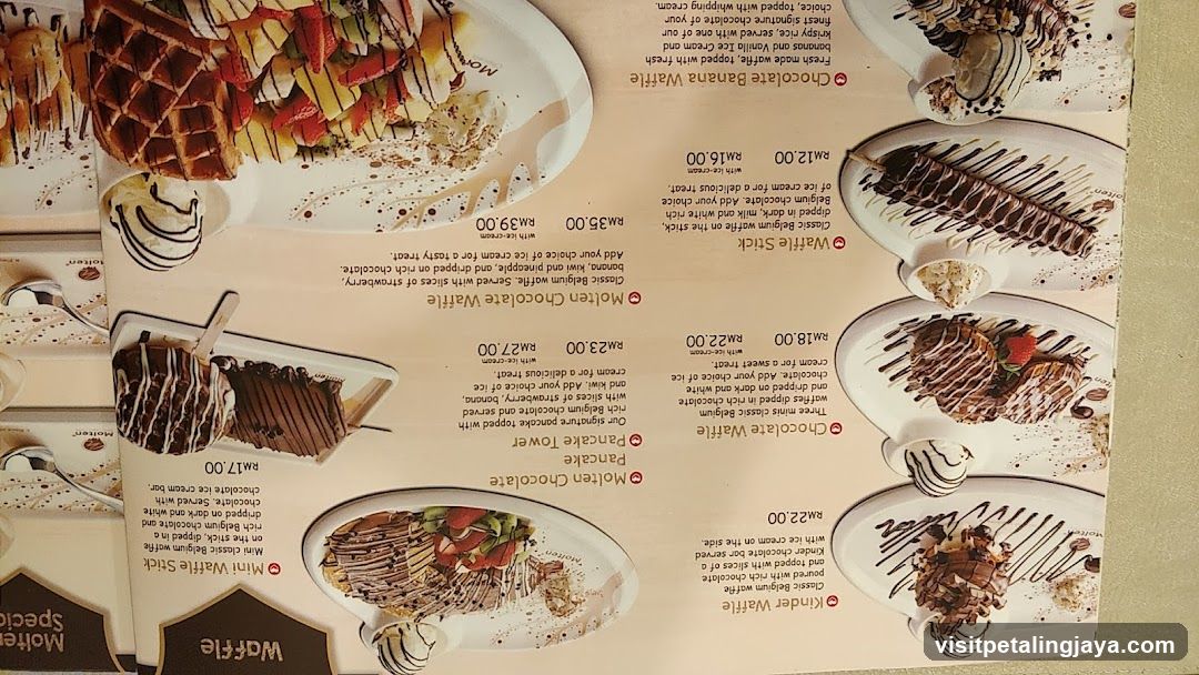 Waffle Menu Page