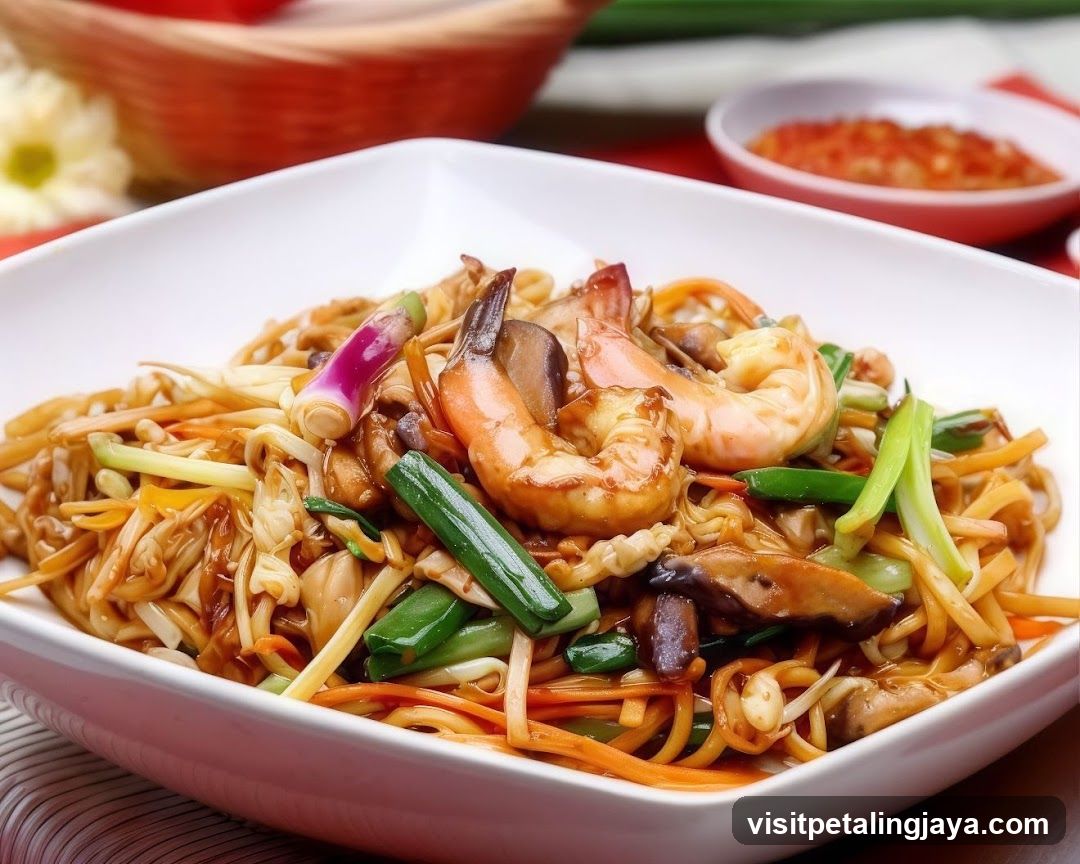 Shrimp and Vegetable Noodles