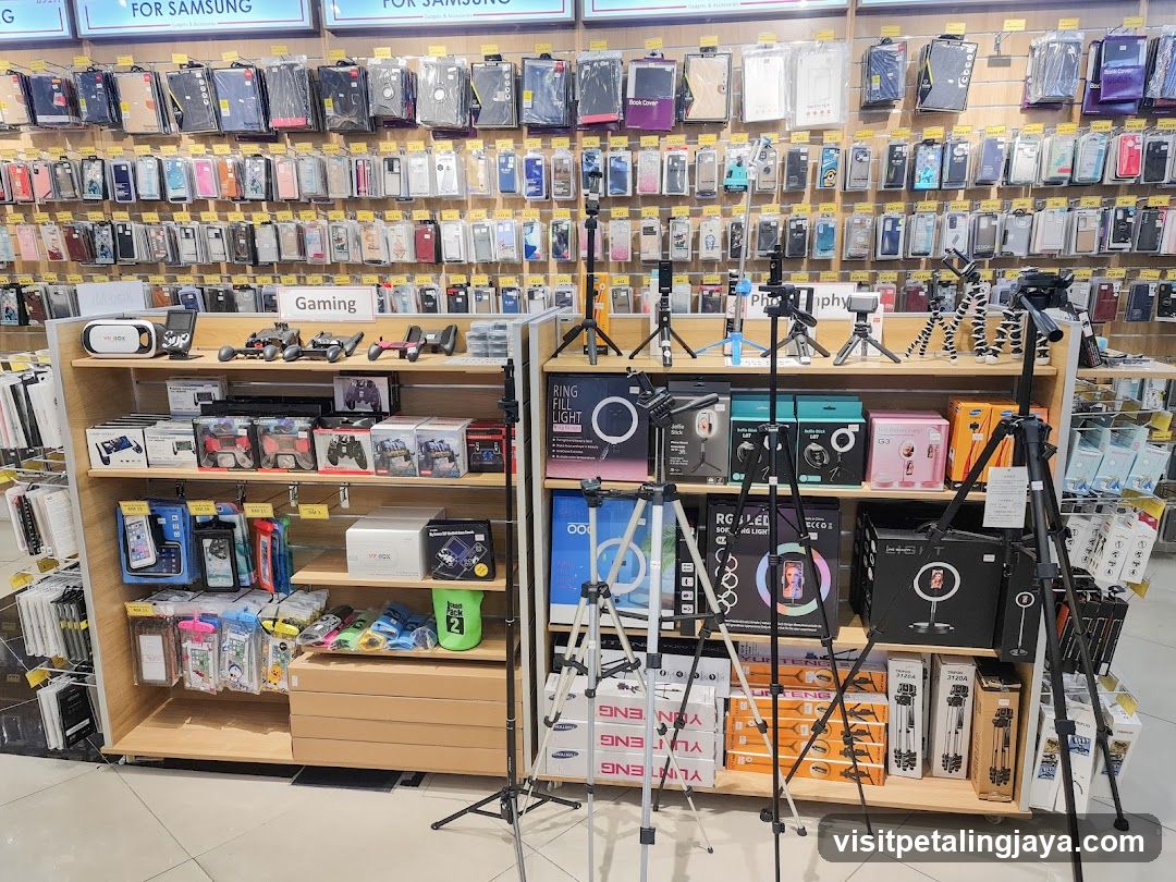 Electronics Store Interior Display