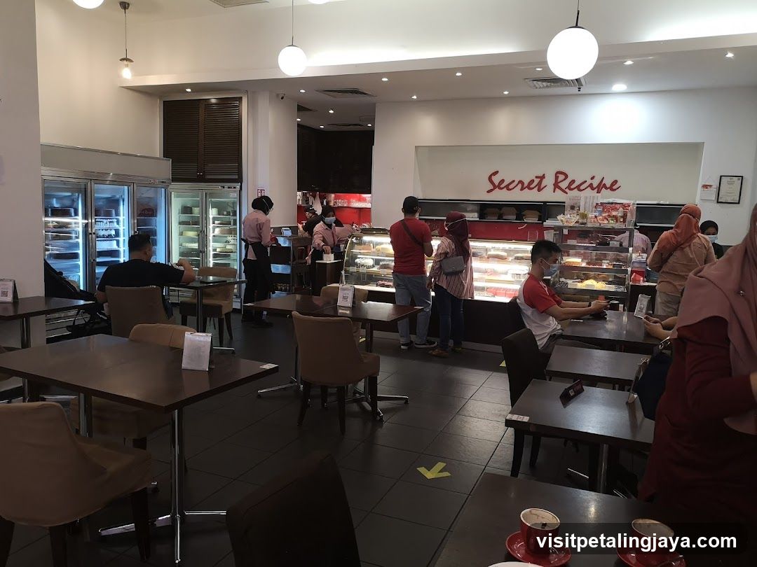 Interior of a café