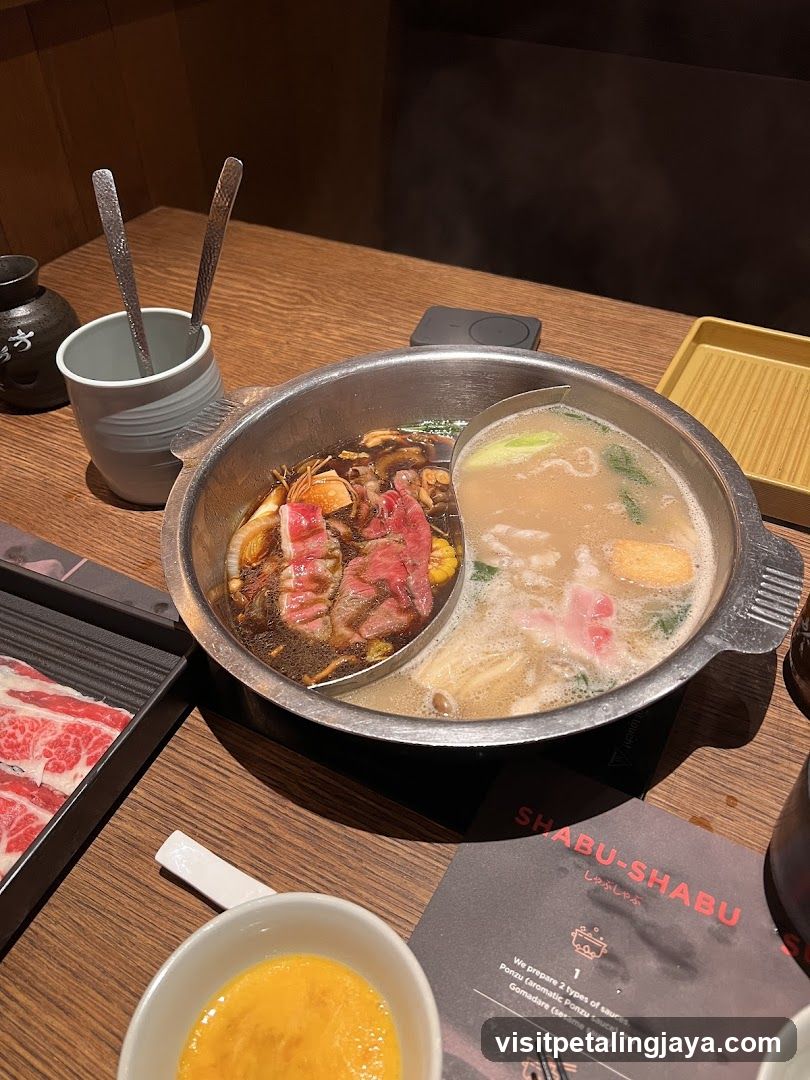 Shabu-Shabu Meal Setting