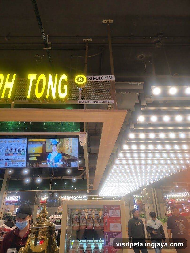 Store Interior with Signage