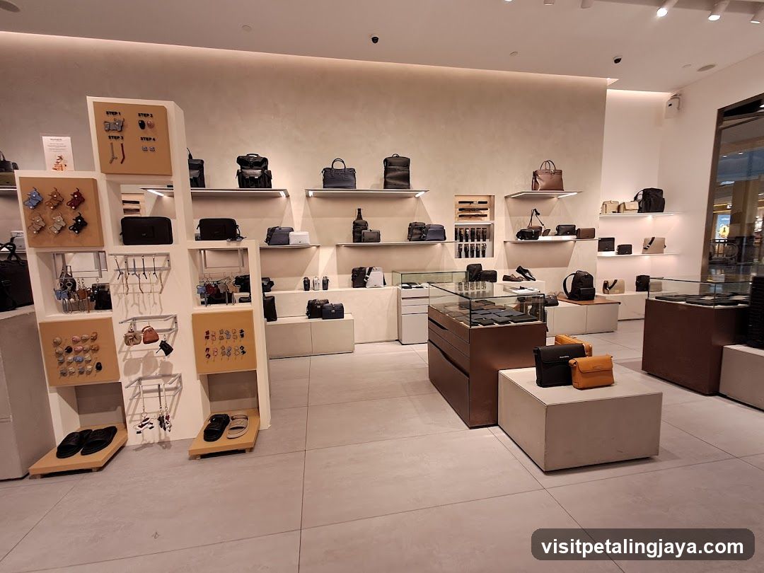 Leather Goods Store Display