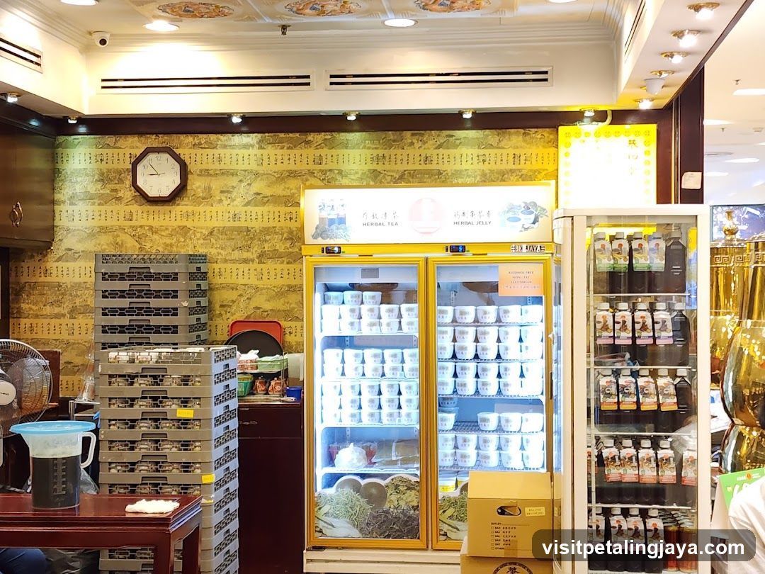 Herbal Tea and Jelly Display