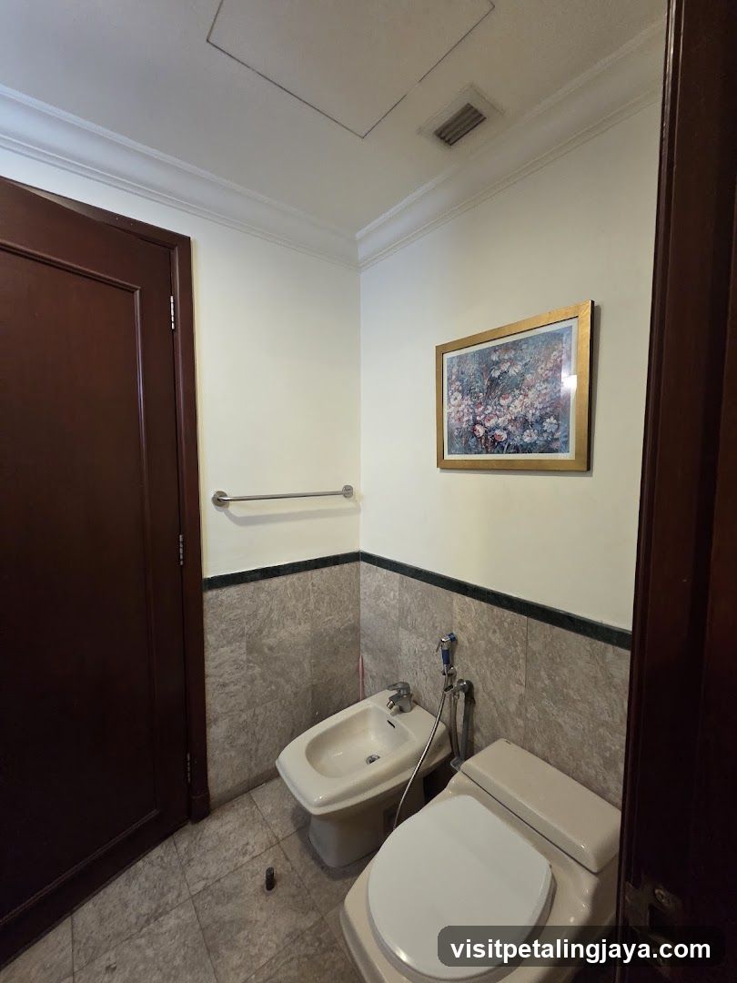 Bathroom Interior with Bidet and Toilet