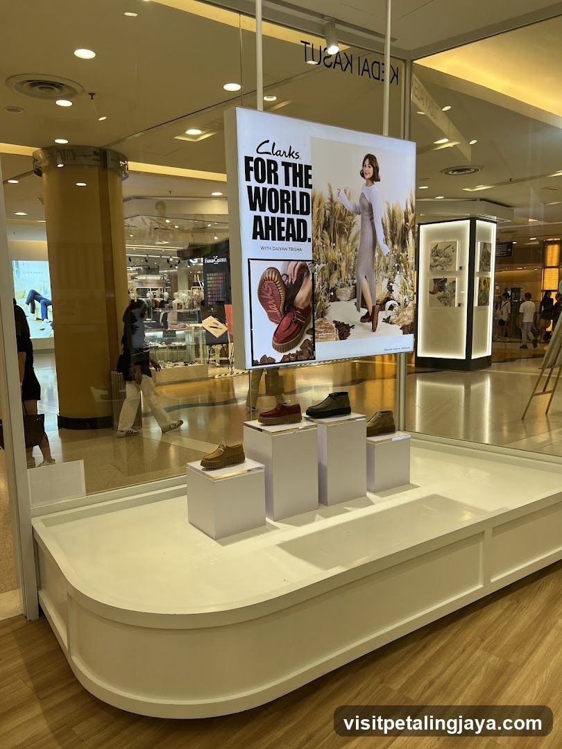 Clarks Shoes Display