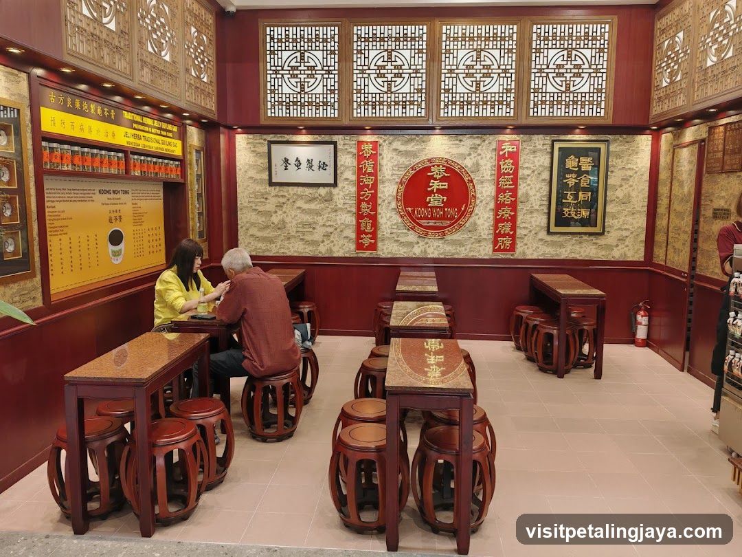 Traditional Herbal Shop Interior