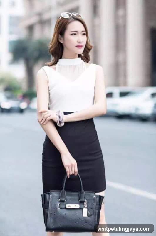 Woman with Handbag