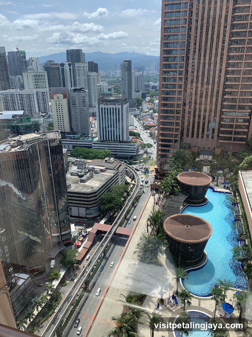Cityscape with Pool View