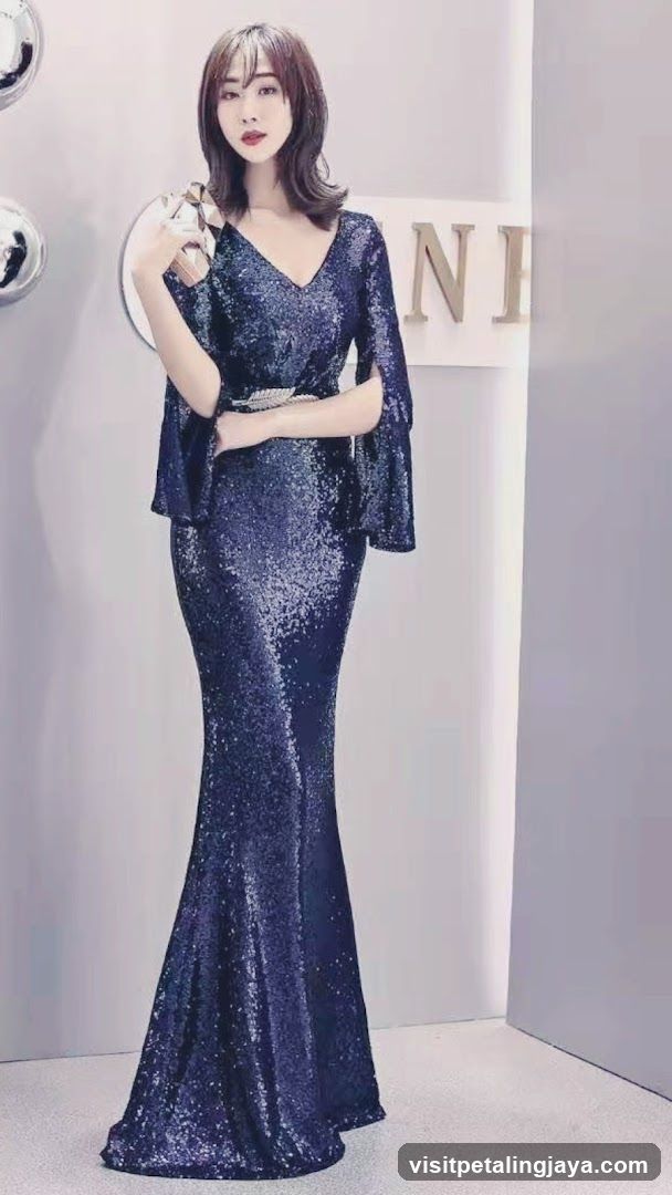 Woman in Sequin Dress