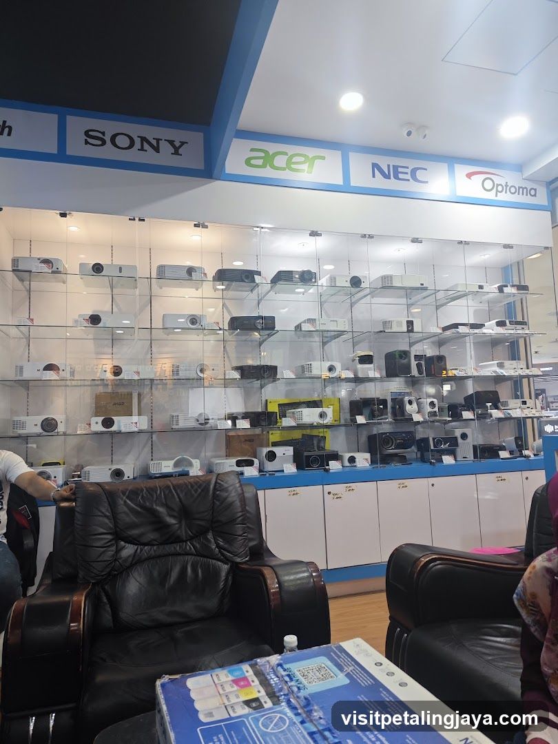 Electronics Store Interior Display