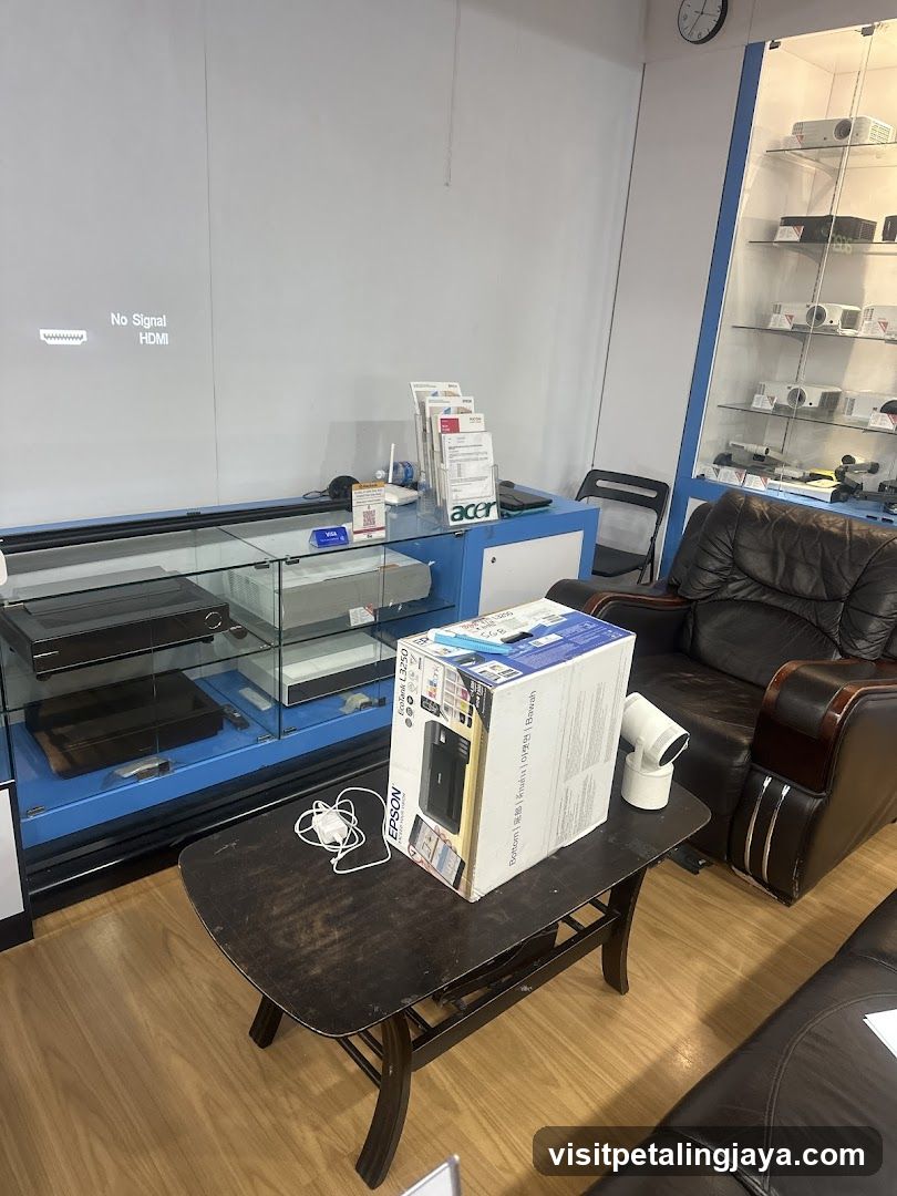 Electronics Store Interior