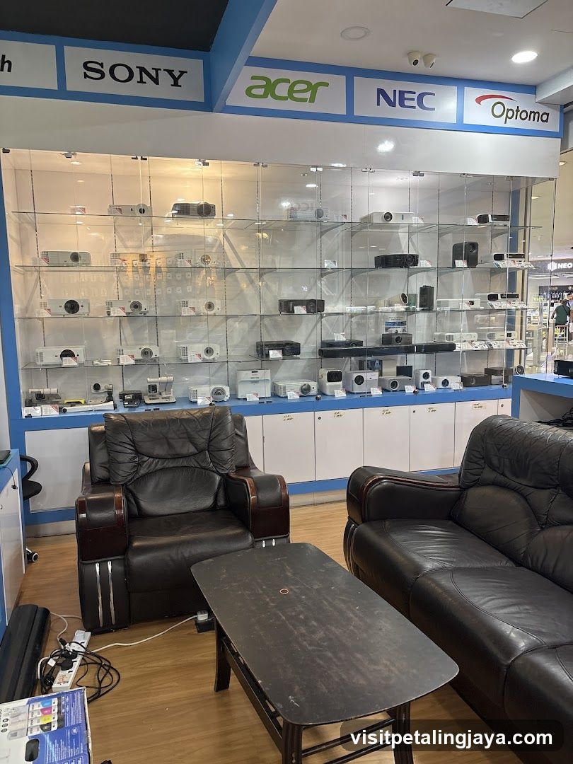 Electronics Store Interior