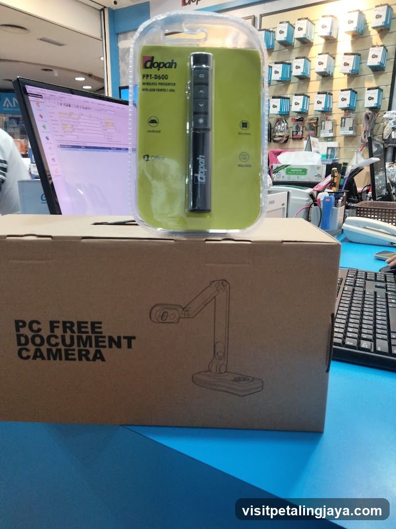 Dopah Wireless Presenter on Display