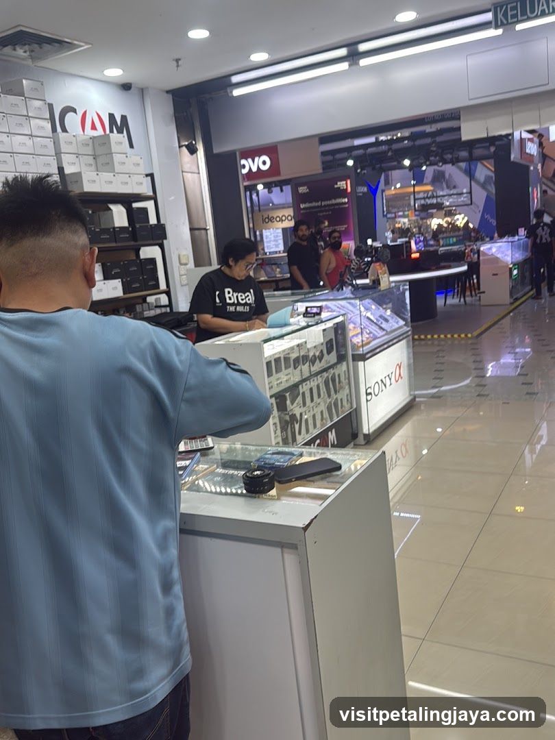 Electronics Store Interior