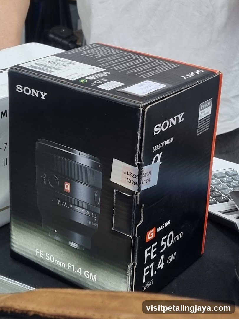 Sony Camera Lens Box