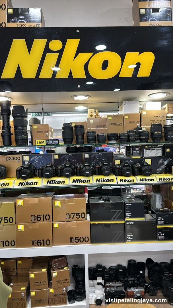Nikon Camera Store Interior Display
