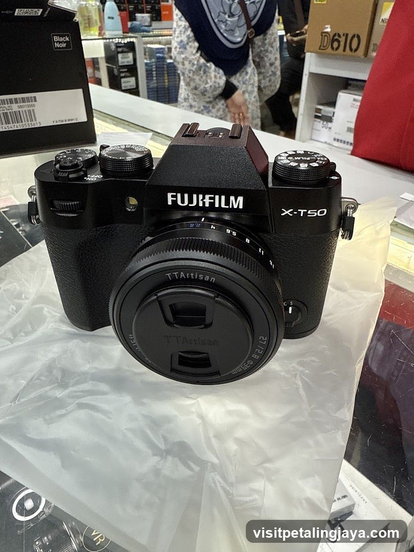 Fujifilm X-T50 Camera Display