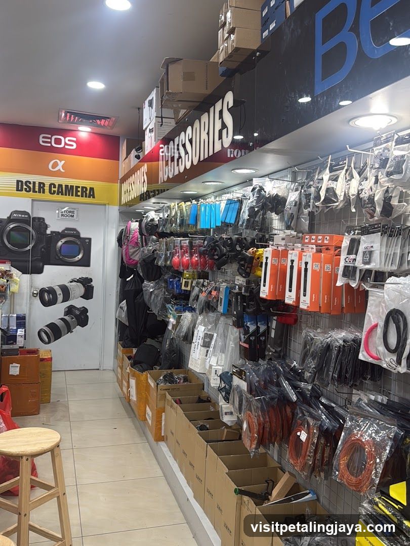 Camera Accessories Store Interior