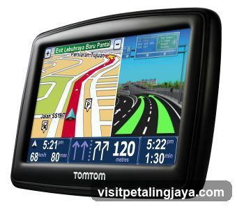 TomTom GPS Navigation Device Display