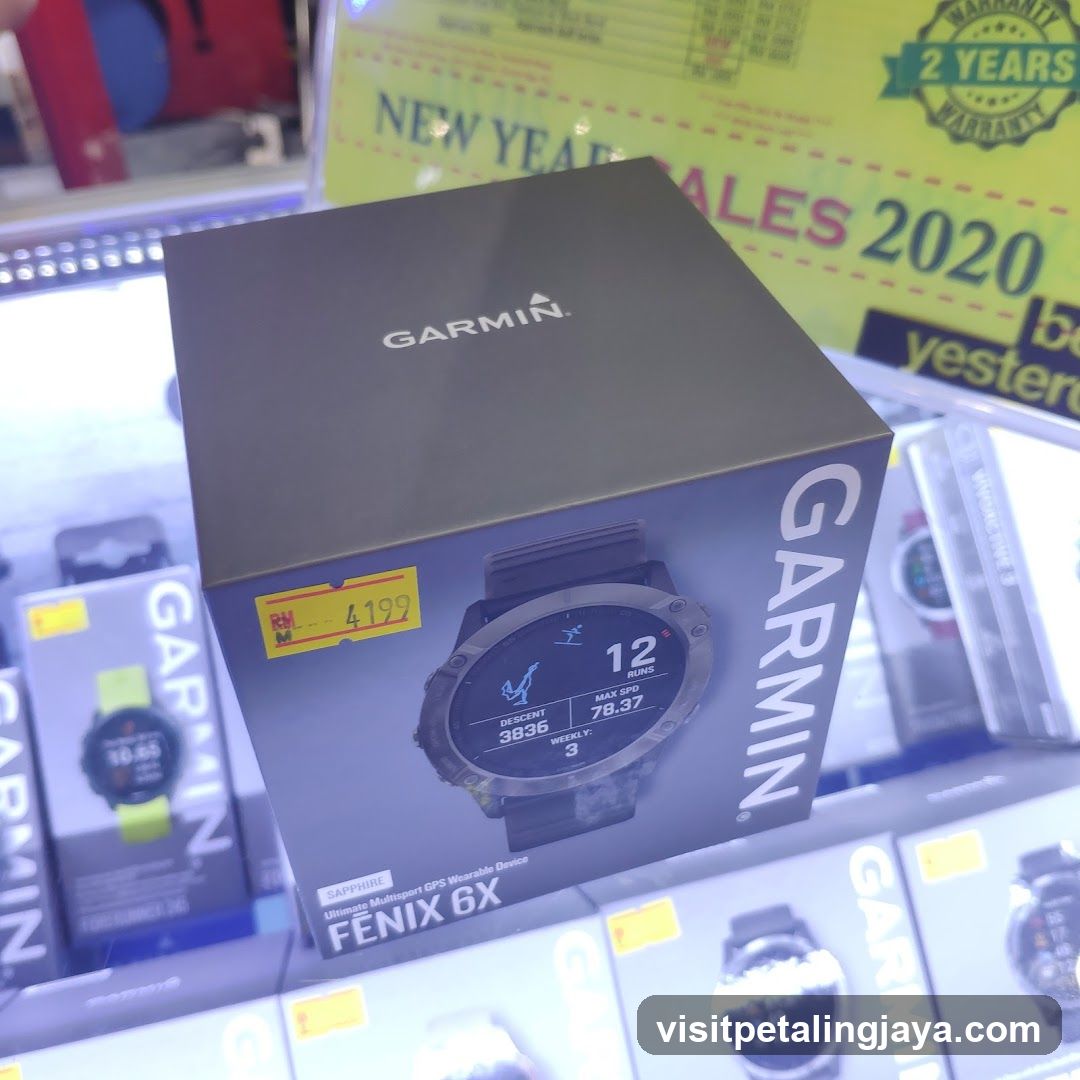 Garmin Fenix 6X Box Display